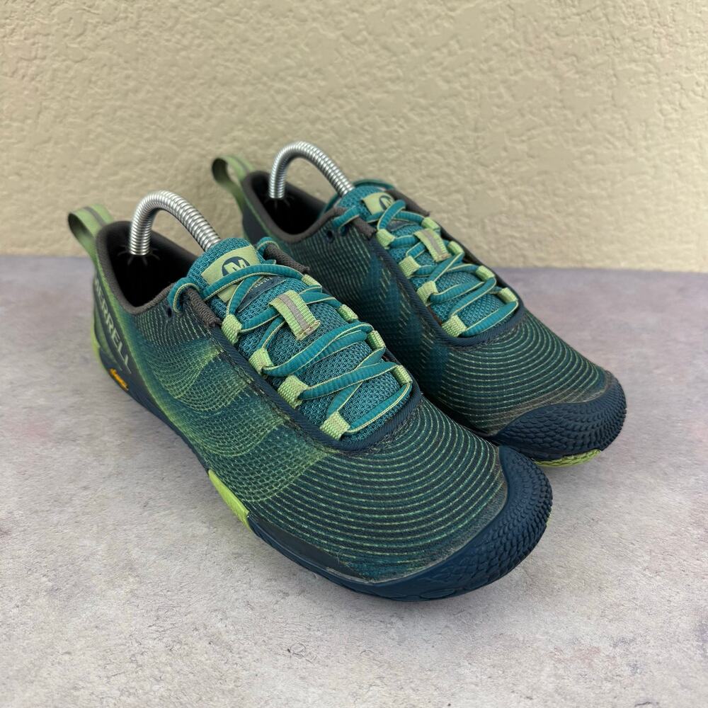 Merrell Vapor Glove 2 Women’s 6 Barefoot Minimalist Running Shoes Green Vibram